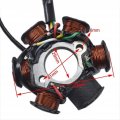 Tdpro 6 Coil 5 Wires Stator Magneto With Cover For 50cc 110cc 125cc Atv Go Kart Quad Dirt Pit Bike