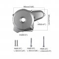 Tdpro 6 Coil 5 Wires Stator Magneto With Cover For 50cc 110cc 125cc Atv Go Kart Quad Dirt Pit Bike