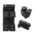 Power Window Switch With Door Lock And Mirror Driver Side Assembly For 2007-2014 Gmc Sierra 1500 2500hd 3500hd Replaces 