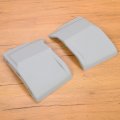 Hecasa Front Bumper Fillers Set Compatible With 1973-1974 Cadillac Eldorado Painted Gray Abs Plastic 6pcs