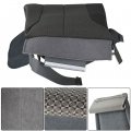 Wflnhb Driver Bottom Cloth Seat Cover Bucket Replacement For 2003-2005 Ram Dodge 1500 2500 3500 Slt Gray