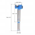 Uxcell Forstner Wood Boring Drill Bit 24mm Dia Hole Saw Carbide Alloy Tip Steel Round Shank Cutting For Woodworking Blue 2pcs