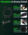 Abs Wheel Speed Sensor 4pcs Set For Jeep Wrangler 2007 2017 Fits 3 8l 2011 And 6l 2012 Front Rear Left Right Replace 68003281ad