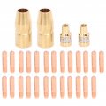 25pcs Welding Contact Tip 000068 Torch Consumables For Miller Millermatic Ma 10 15