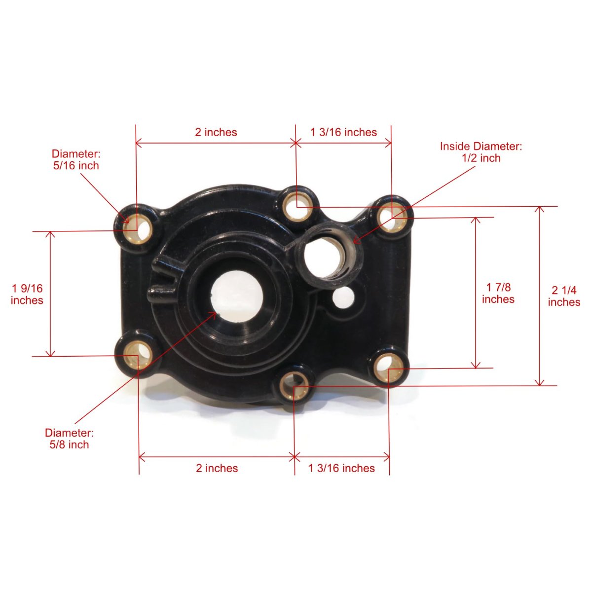 The Rop Shop Water Pump Kit For 1992 Johnson 30hp J30elenr J30teenr Vj30elenr Outboard Boat