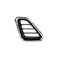 Front Passenger Side Bumper Grille For Subaru Ascent 2023 2024 Textured Black With Chrome Molding Premier Touring Models 