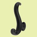 S Hook Black Solid Brass 3 1 2 H X Proj Renovators Supply 