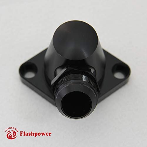 Billet Swivel Thermostat Housing Water Neck For Chevy Small Big Block 45 Degrees 16an Cnc 6061 T6 Aluminum With O Ring Seal And