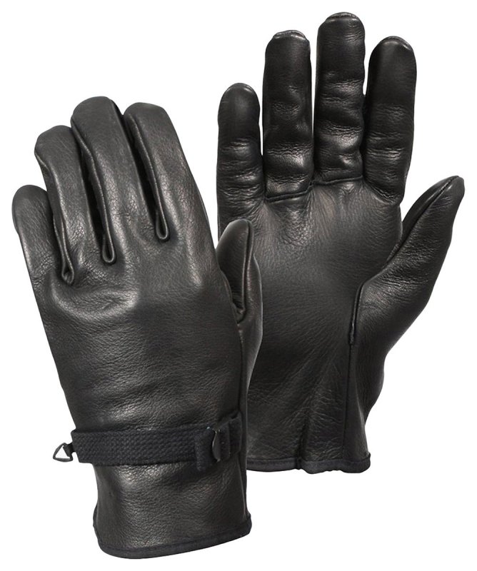 Rothco Leather D3-a Type Gloves Black Size 4