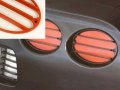 1997-2004 Corvette Phantom Tail Light Louvers By Altec 01-04 Quicksilver 