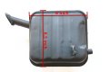152f 154f Gasoline Generator Engine Muffler With Shield Cover