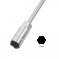 Uxcell Yellow Rubber Coated T Handle 13mm Hex Hexagon Socket Wrench Spanner Tool