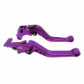 Wgl Purple Cnc 6 Position Shorty Brake Clutch Lever For Honda Cbr600rr 2007-2015 07 08 09 10 11 12 13 14 15 