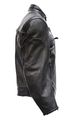 Big Mens Reflective Vented Leather Motorcycle Jacket Size 2xl 52 