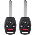 Ocpty 1x Flip Key Entry Remote Control Fob Transponder Ignition For 04 05 06 07 08 09 10 11 12 Honda Accord Cr-v Oucg8d-380h-a