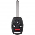 Ocpty 1x Flip Key Entry Remote Control Fob Transponder Ignition For 04 05 06 07 08 09 10 11 12 Honda Accord Cr-v Oucg8d-380h-a