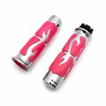 Smt-flame Hand Grip Compatible With Kawasaki Drifer Nomad Classic 800 1500 1600 Vulcan 2000 Chromed Pink B00xm7j5f4