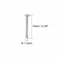 Uxcell Small Tiny Hardware Nails Carbon Steel 1 2x10mm Dxl For Diy Decorative Wooden Boxes Accessories Silver Tone 1000pcs