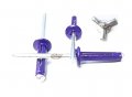 Purple 3 16 In Small Head Tri Fold Exploding Aluminum Mandrel Pop Rivets 250 Pack 