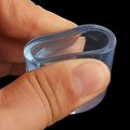 7 8 21mm Round Chair Leg Tips Caps Pads Wood Floor Protectors Rubber Furniture Table Stools Covers 4pcs Clear 
