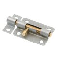 U 117553 Slide Barrel Bolt Latch 3 In Galvanized Steel Door And Gate Lock With Brass Knob Includes Screws Single Pack 