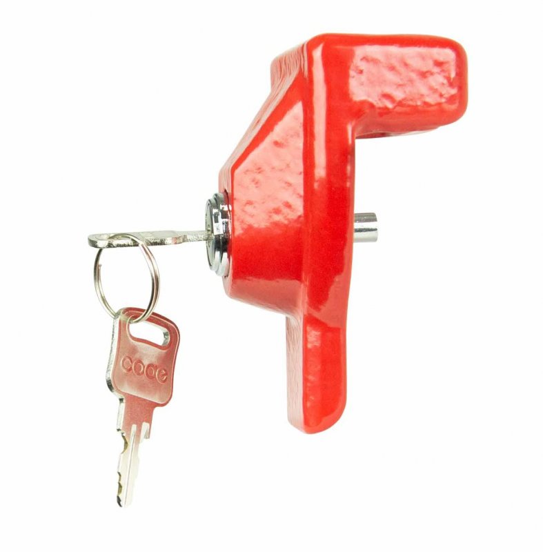Glad Hand Lock 4 Pack For Air Brake Security Cast Iron Trailer Emergency Semi Trucks And Commercial Vehicles Red Not Keyed