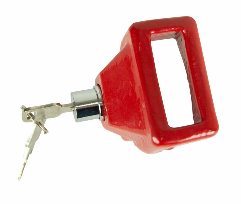 Glad Hand Lock 4 Pack For Air Brake Security Cast Iron Trailer Emergency Semi Trucks And Commercial Vehicles Red Not Keyed