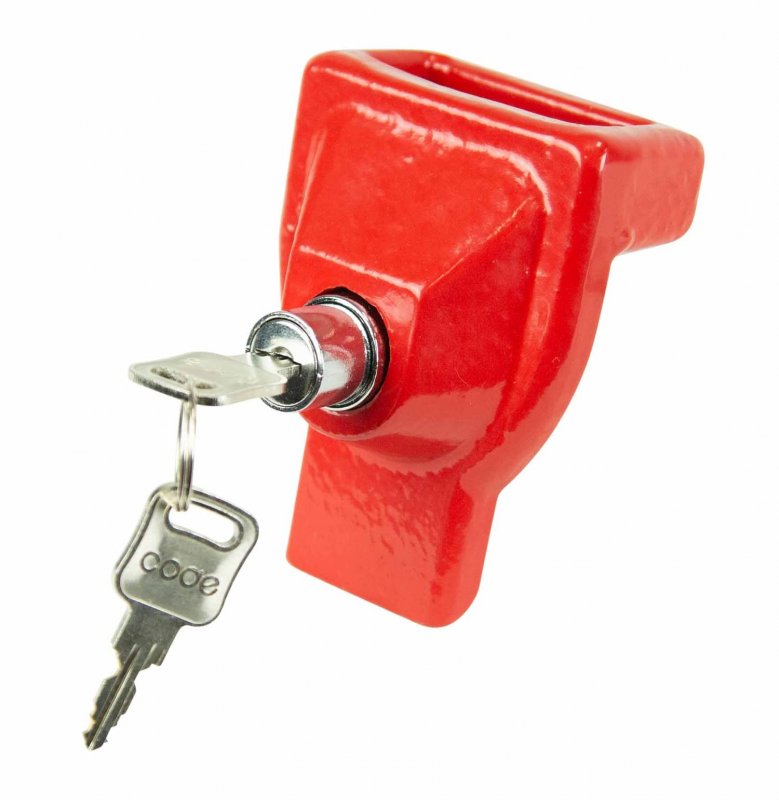 Glad Hand Lock 4 Pack For Air Brake Security Cast Iron Trailer Emergency Semi Trucks And Commercial Vehicles Red Not Keyed