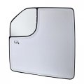 Spieg Fo1324140 Driver Side Mirror Glass For Ford F150 2015-2020 Heated W Spotter Auto Dimming Backing Plate Left 