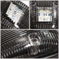 Auto Dynasty Compatible With Dodge Ram 1500 2500 3500 Be 5 X Led Cab Roof Top Lights Black Housing Yellow