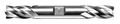 1 2 4f Double End Carbide Square Mill With Flat Altin Coated 