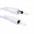 Uxcell Dc 12v Inline Rocker On Off Switch With 5 X 2 1mm Jack Male To Female Power Cable For Led Strip Light Cctv Camera White