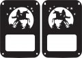 Jeeptails Bigfoot Unicorn Tail Lamp Light Covers For Jeep Jk Wrangler Set Of 2 