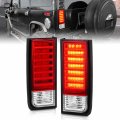 Amerilite Red Clear Led Replacement Brake Turn Signal Tail Lights Set For Hummer H2 Passenger And Driver Side