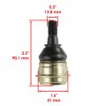 Akkum Fits For Front Knuckle Lower Upper Ball Joint 4pcs John Deere Xuv835e Xuv835m Xuv835r