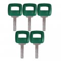 5 Ignition Keys 17225331 Voe17225331 For Volvo Articulated Hauler A20c A25c A30c A35c A40 Da25d Da30d A35d A40d A25d