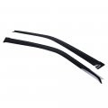Ikon Motorsports Tape On External Window Visor For 1988-1989 Honda Civic Slim Style Acrylic Smoke Tinted Semi-transparent Sun 