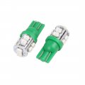 Uxcell 10 Pcs Green 29mm 0 66w 10 3528-surface Mount Device-led Wedge Interior Light Bulb Lamp For Car