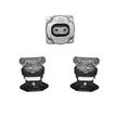Mac Auto Parts 124024 Chrysler 3 Challenger Charger Magnum 2 7l 5l L R 3pc Motor And Trans Mount 