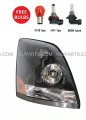 Niuparts Headlight Lamp Black Passenger Side Fit Volvo Vnl Vn Vnm Trucks