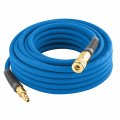 Estwing E3850pvcr 3 8 X 50 Pvc Rubber Hybrid Air Hose With 1 4 Brass Fittings Blue 