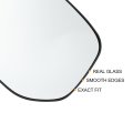 Car Rearview Right Passenger Side Mirror Glass Replacement W Backing Plate Non-heated White For Citroen Berlingo 1996-2008