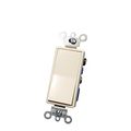 Leviton 5604-2a 15 Amp 120 277 Volt Decora Rocker 4-way Ac Quiet Switch Residential Grade Grounding Almond 