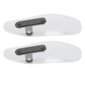 Hand Guard Protector For Motorcycles Stylish Design Wind Resistance Durable Lightweight Riders And Electric Bikes Transparent