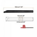 Uxcell 0 63 Shank Lathe Indexable Boring Bar Turning Tool Holder Right-hand S16q-sdjcr07 93a
