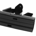 Fo1106351 Rear Bumper Reinforcement Steel Impact Face Bar Compatible With Ford Fusion Milan Lincoln Mkz 2010-2012 Painted Black