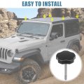 Long Soft Top Door Surround Knob Window Frame With Pin For Jeep Wrangler Jk 2007-2018 Tj 1997-2000 Black