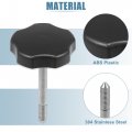 Long Soft Top Door Surround Knob Window Frame With Pin For Jeep Wrangler Jk 2007-2018 Tj 1997-2000 Black
