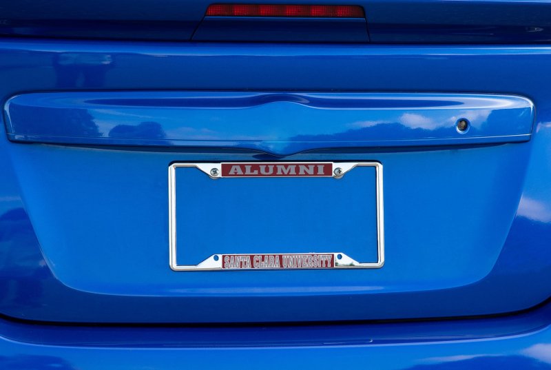 Santa Clara University Broncos Scu License Plate Frame Officially Licensed Metal Car Tag Holder For Us And Canadian Plates