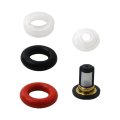 4 Pack Fj338 Fuel Injector Service Repair Kits For 2004 Honda Civic Lx Coupe 2-door 1 7l 1700cc L4 Gas Sohc Naturally Aspirated 